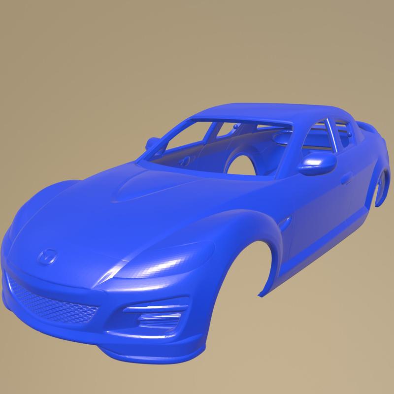 Mazda RX-8 2011 PRINTABLE CAR BODY