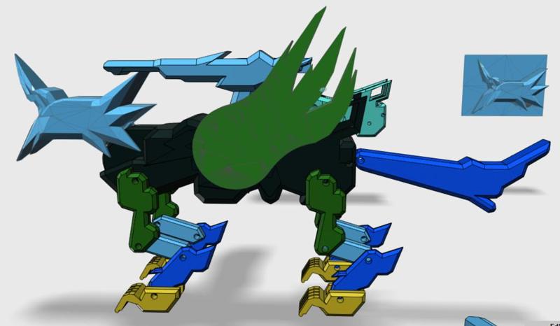 Custom Zoid (Energy Raid Liger)