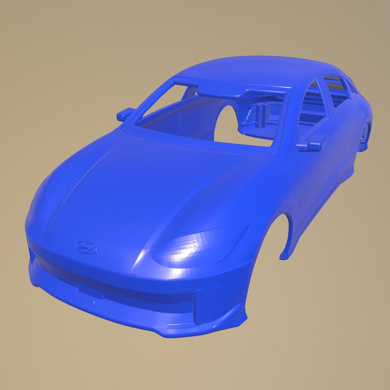 Hyundai IONIQ 6 2023 PRINTABLE CAR BODY