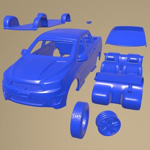 SsangYong Korando Sports 2014 PRINTABLE CAR IN SEPARATE PARTS