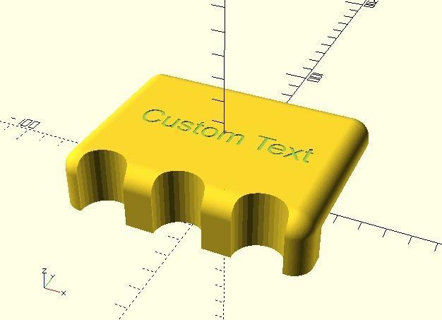 Customizable Pool Cue Holder