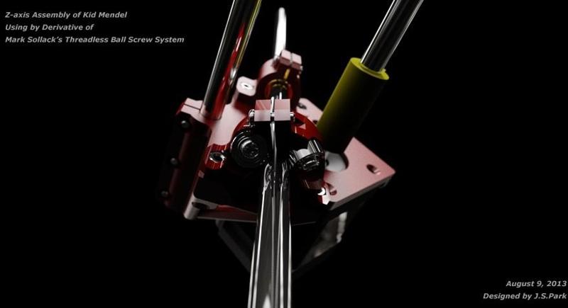 The new concept of X-end using by threadless ball screw system.