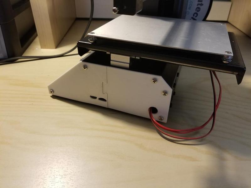 MP Select Mini/Malyan M200 Side Panel with Wires Rerouted