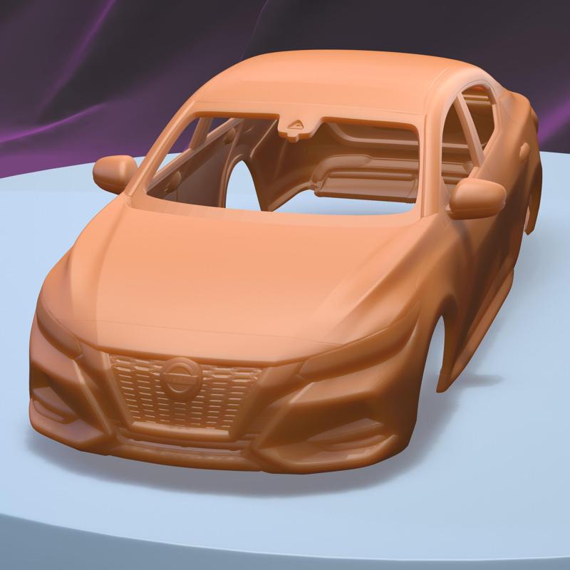 Nissan Sentra 2020 (1/24)  printable car body