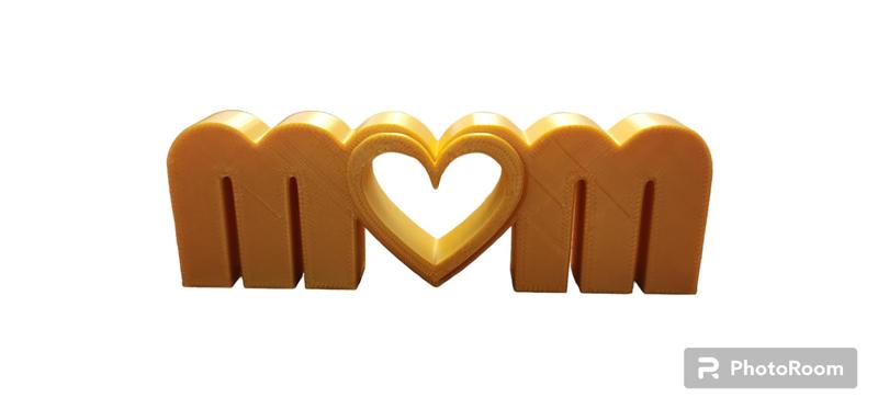 Mom with open heart for letter O