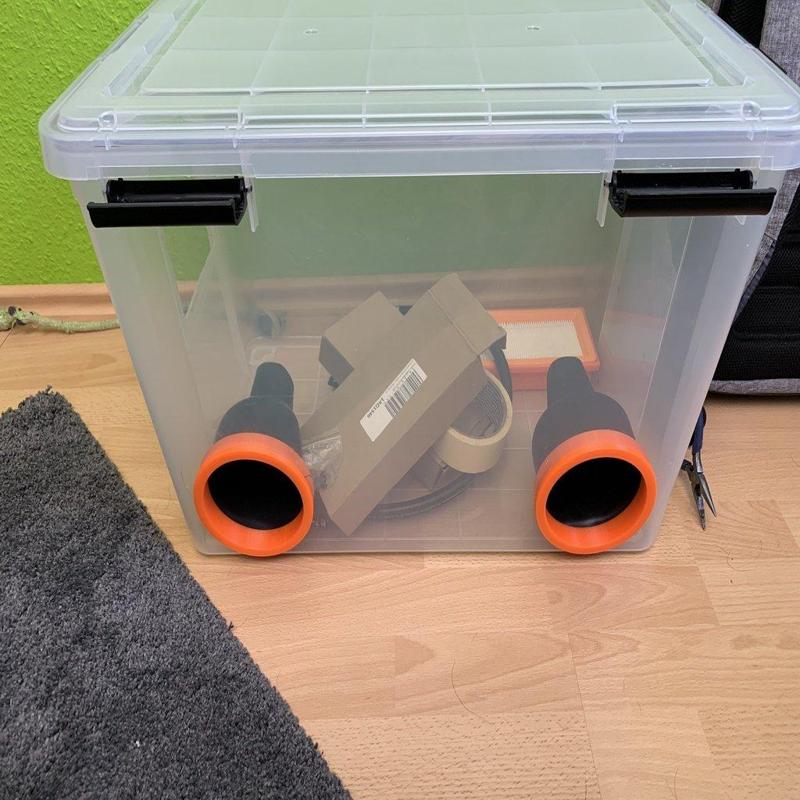 Glove box clean room