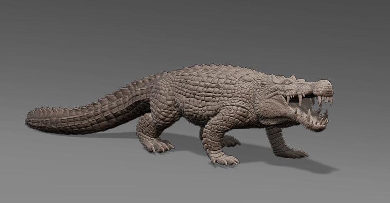 Kaprosuchus Figurine