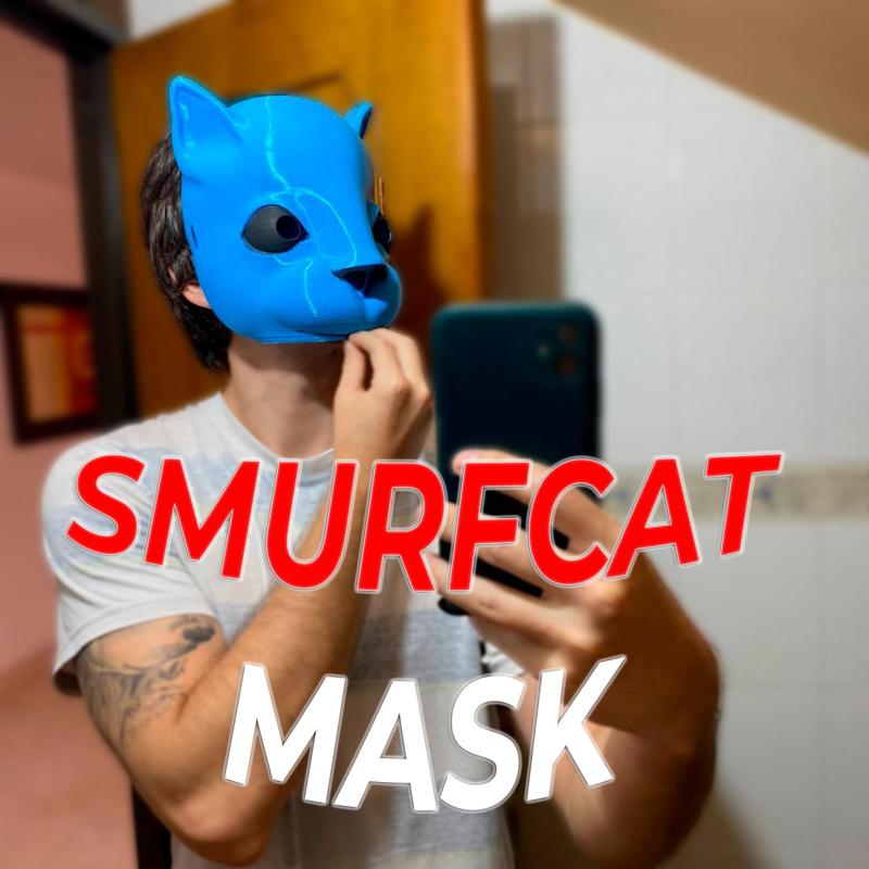 SmurfCat Mask