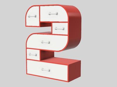 2-Frame Set of Drawers