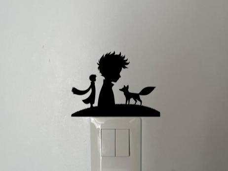 Decor little prince and fox