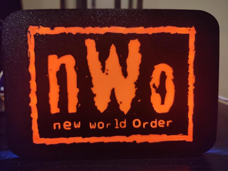nWo Wolfpac Light Box
