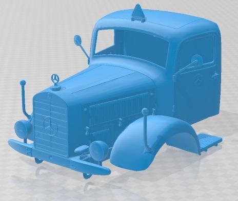Mercedes Benz L4500A Printable Body Cabin Truck