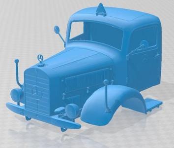 Mercedes Benz L4500A Printable Body Cabin Truck