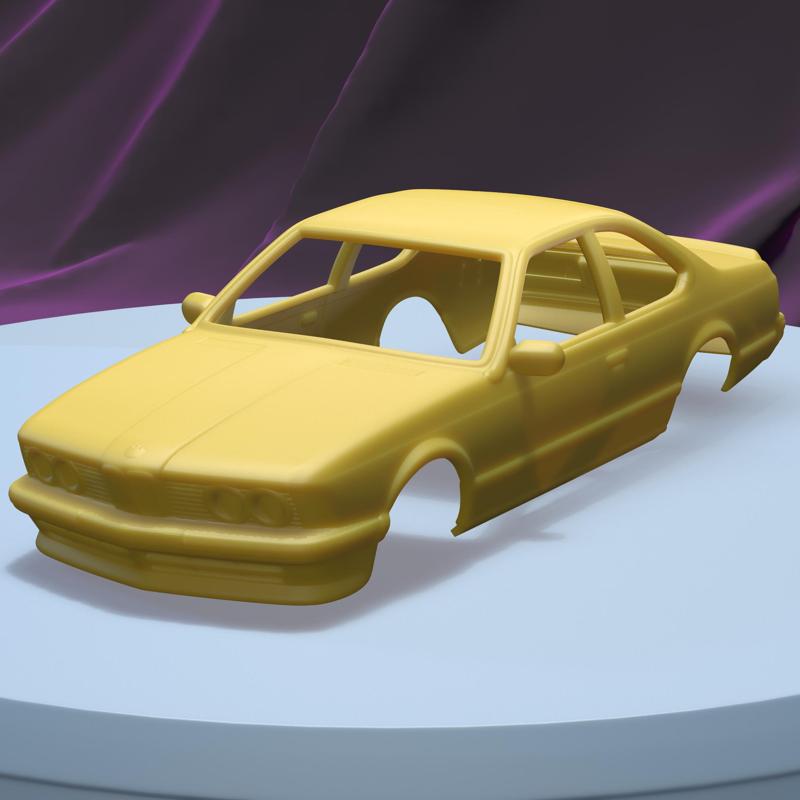 BMW 6-SERIES E24 1978 (1/24) printable car body
