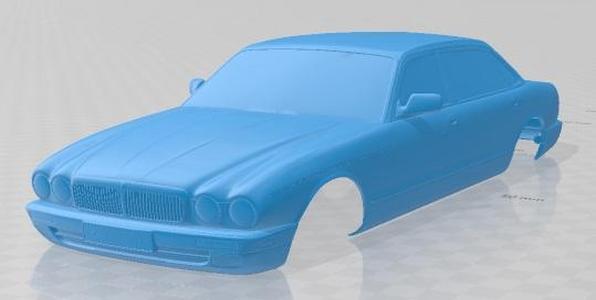 Jaguar XJ12 1995 Printable Body Car