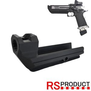 Compensator Hi-Capa 5.1in Pit Viper Combat Master 20mm rail compatible Gas gun Marui WE AW Custom parts Accessories Silencer Suppressor Muzzle brake 5.1 inch Original parts 3D printer CS2