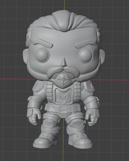Breach Chibi - Valorant Inspired