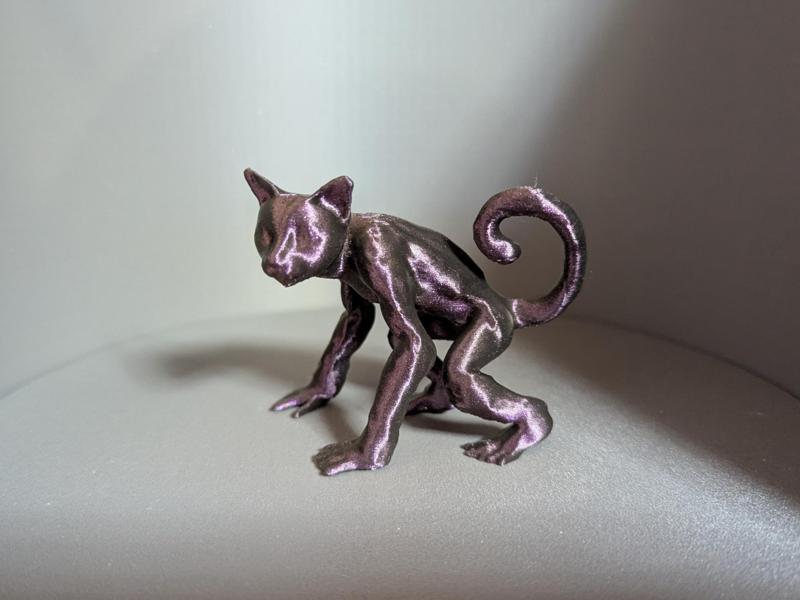 Monkey Cat Creepy Hybrid