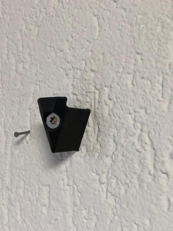 Wall mount for electric fly swatter "Insektenschröter"