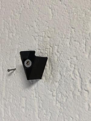 Wall mount for electric fly swatter "Insektenschröter"