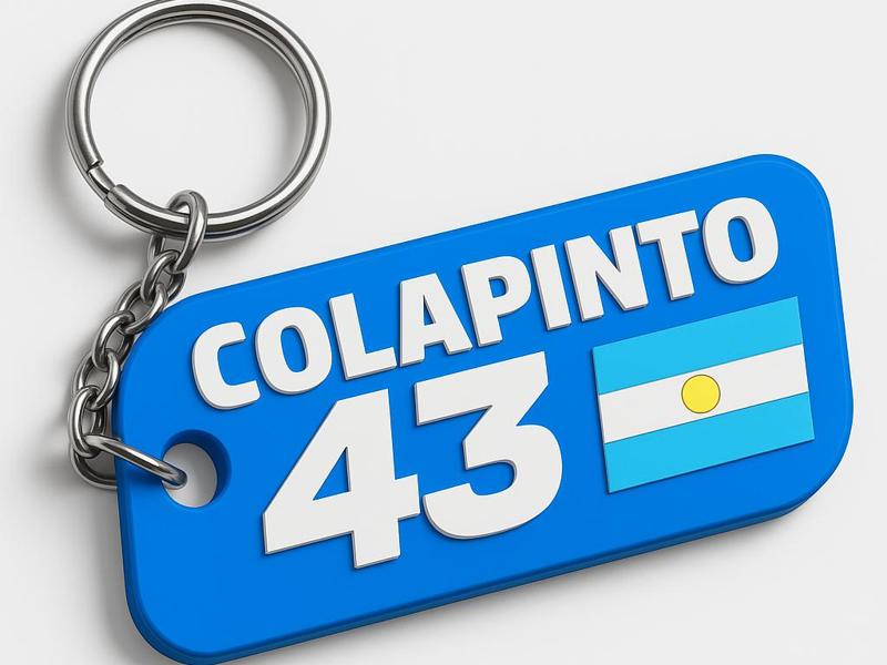 Franco Colapinto Keychain ARGENTINA 43