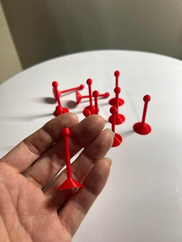 REvised for correct size! resin vat removal pegs for easy fep release after vat cleaning