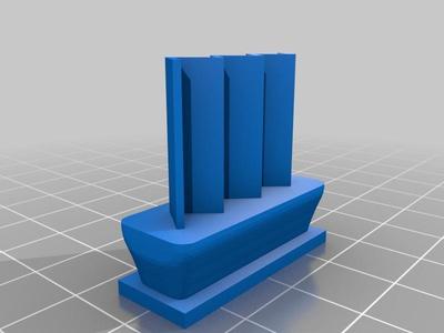 Waffle Key with Short Handle