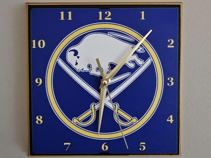 Buffalo Sabres Clock Face