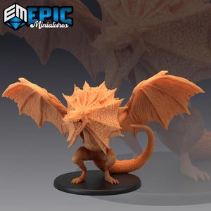 Tropical Wyvern Angry / Bulky Dragon / Fire Drake / Draconic Jungle Beast / Forest Encounter