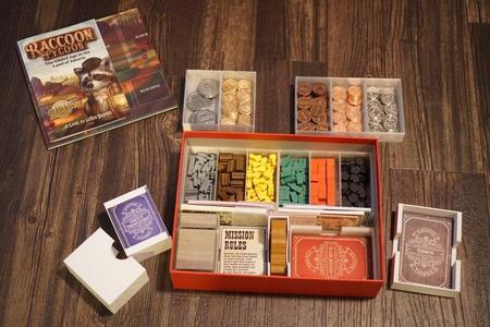 Raccoon Tycoon Board Game Organizer