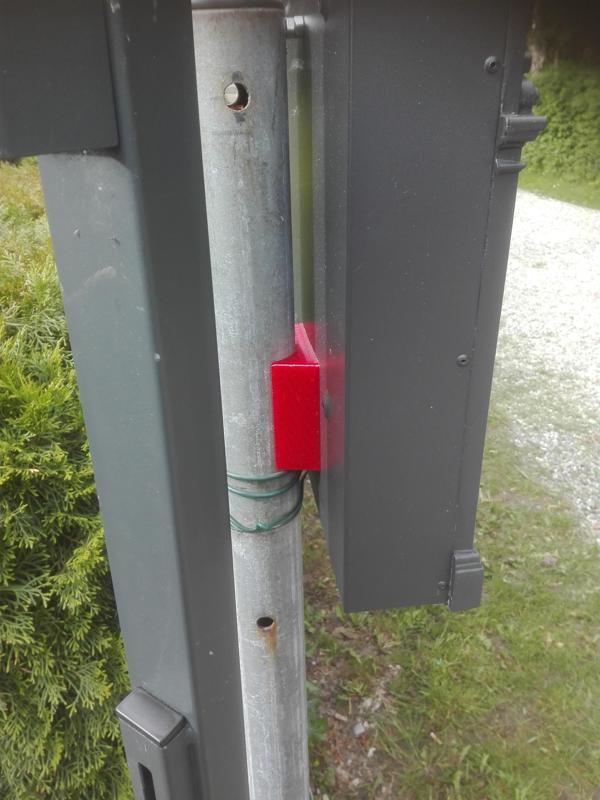 fastening a mailbox