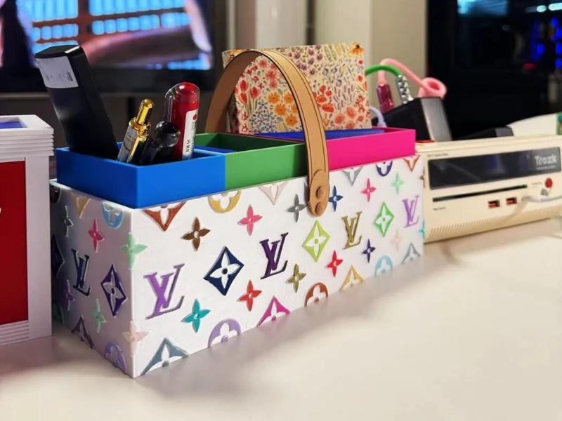 Designer Storage Box Tote with Handles