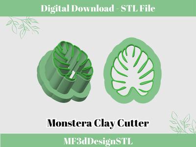 Monstera Polymer Clay Cutter - 6 sizes