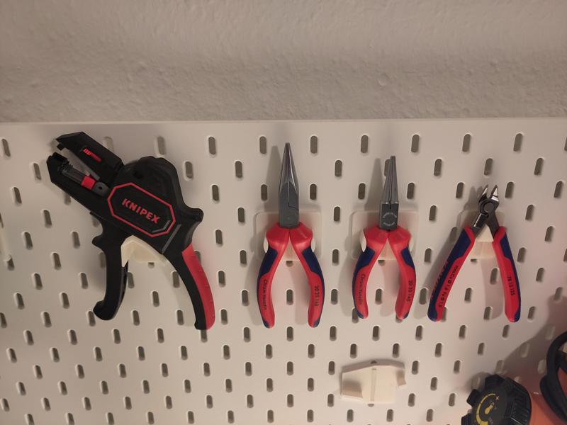Skadis holder - Knipex pliers, wire cutter and wire stripper
