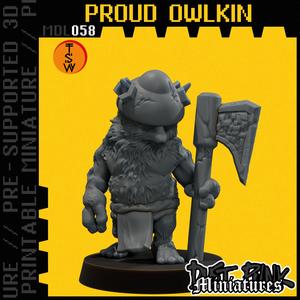 MDL058 PROUD OWLKIN [PRE-SUPPORTED]