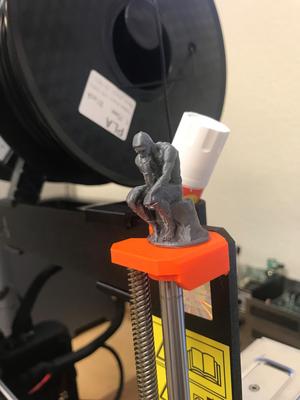 PRUSA i3 MK3 Topper - The Thinker (Scan the World REmix)