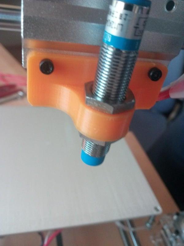 Rear sensor holder for wide linear Sliders 8/12/18mm - made for Anycubic prusa i3