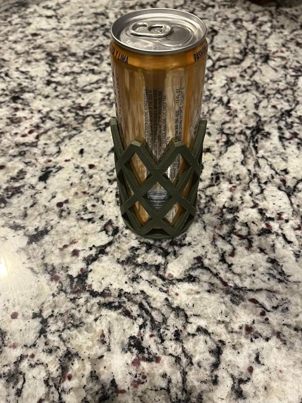 Decorative slim can koozies