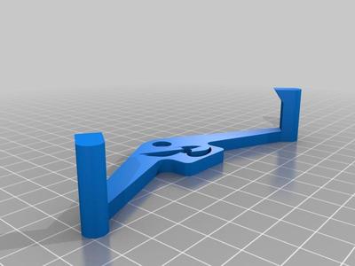 Drone racing wall mount holder with betaflight logo