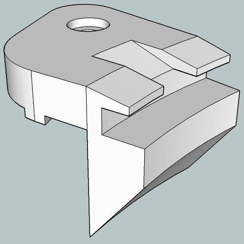 Low Profile Print Bed Brackets for Kossel Mini w/ Round Bed