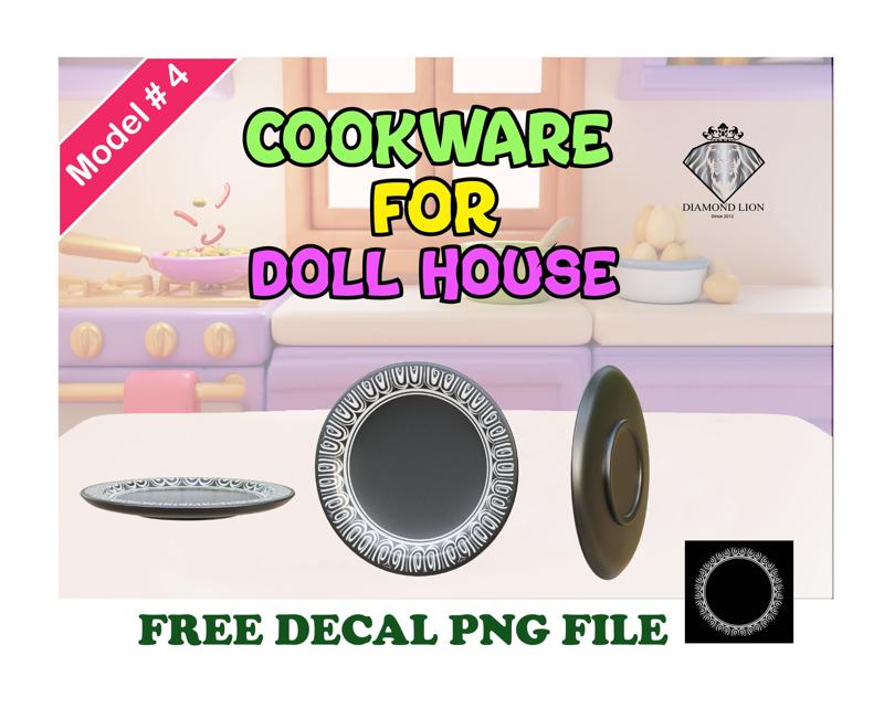 Plate with Free Decal