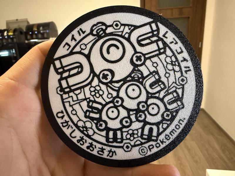 Magnemite Pokemon set coaster