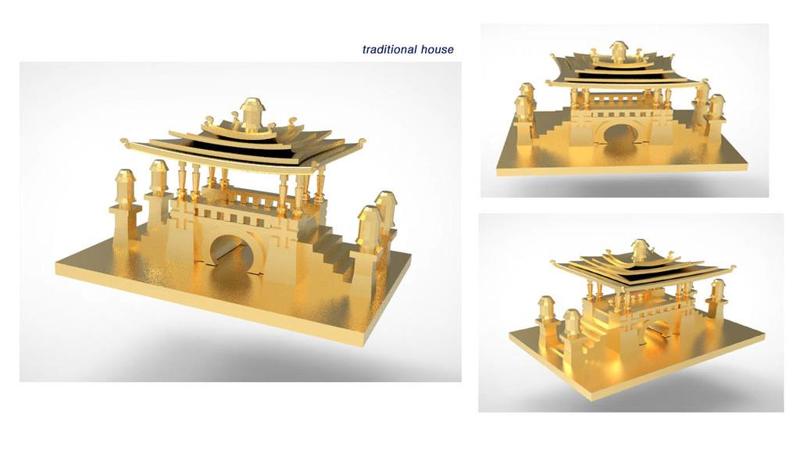 traditional house miniature