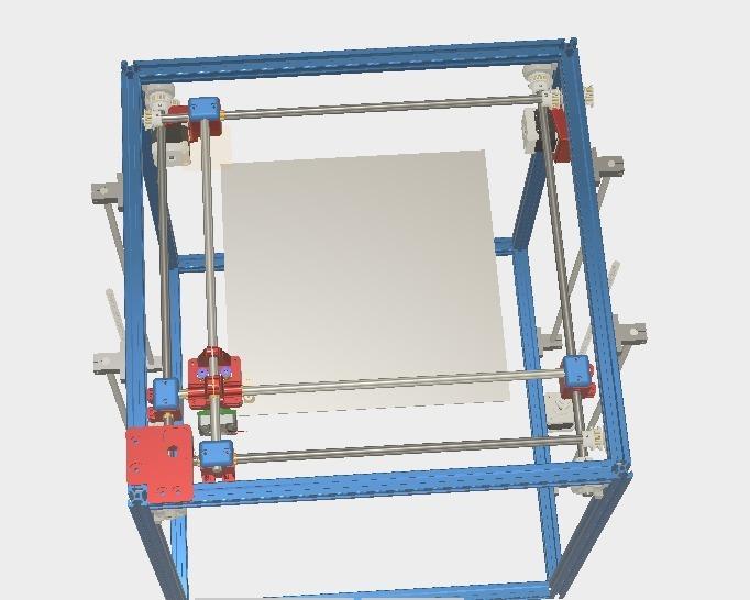 JNHL3DL Cube Printer (Flsun Cube Upgrade w/ Ultimaker Kinematics Style)