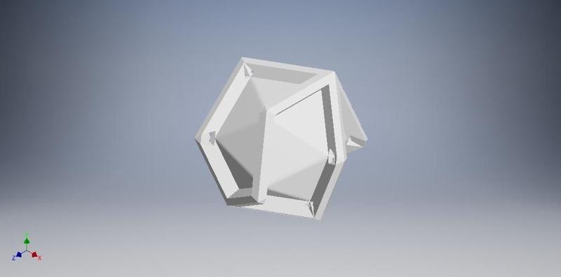 20 sided 5 number die