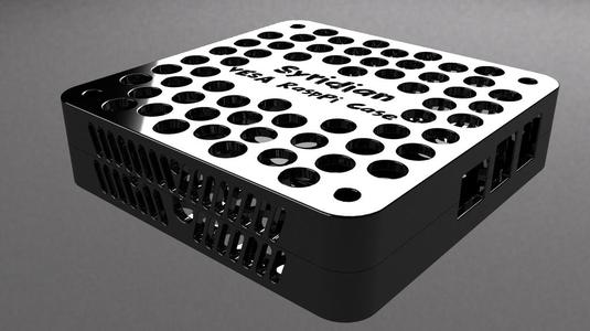 RaspberryPi 3B+ VESA 100mm mount case
