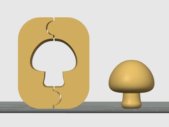 Mushroom Polymer Clay Bead Roller