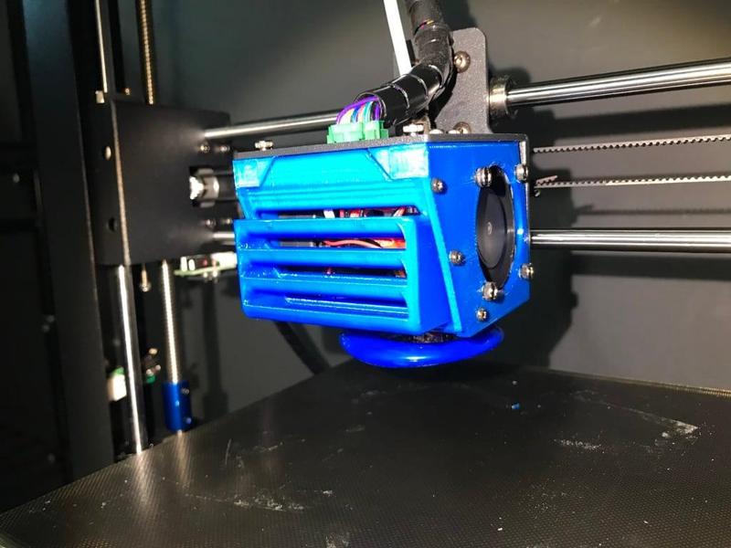Anycubic I3 Mega Improved Hotend Fanbox (also Mega-S, Mega-X, Full Metal, BLTouch & E3DV6 versions)