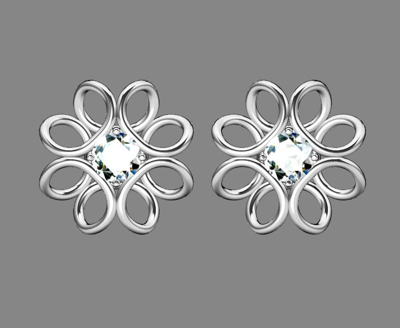 Earring file ready print