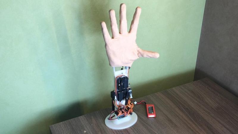 robot hand || bionic hand prosthesis prototype